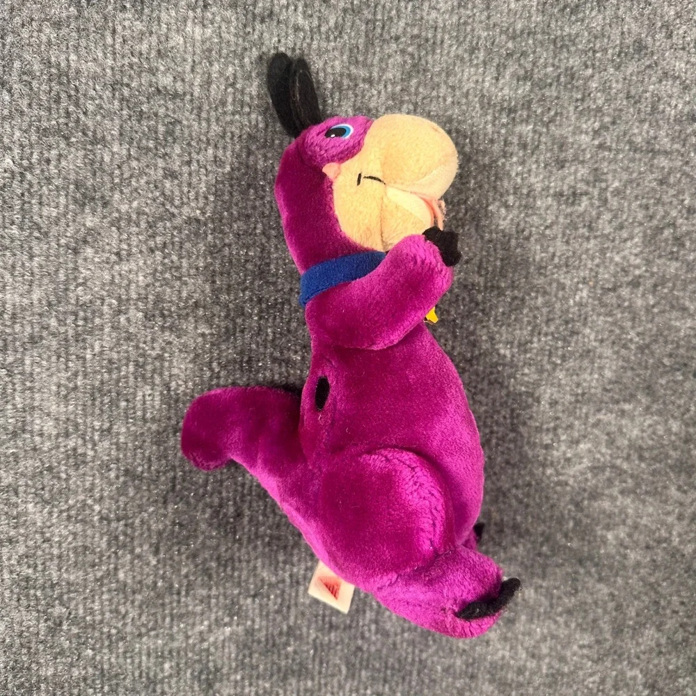 Vintage Dakin Dino Plush The Flintstones Purple Dinosaur Hanna-Barbera 8 Inch